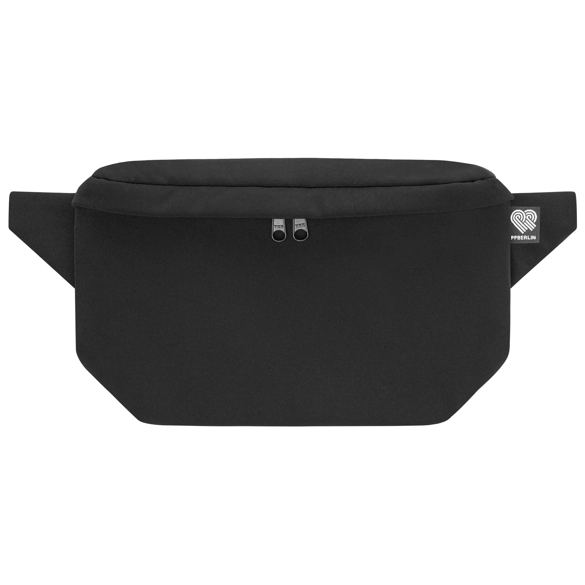 Bauchtasche groß, Softshell Schwarz Vorderansicht (0) #farbe_Schwarz