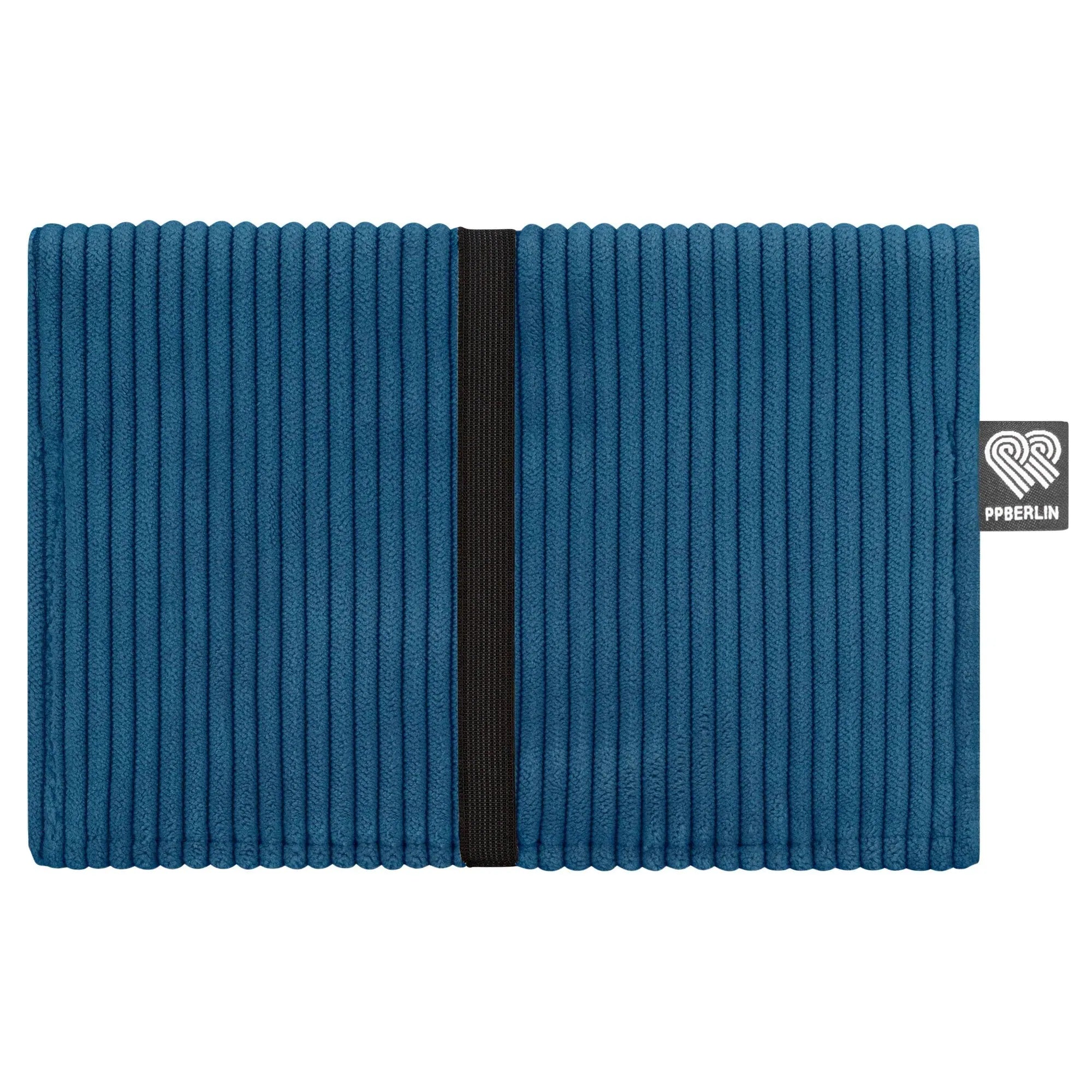 Tabaktasche, Cord Blau Vorderansicht (0) #farbe_Blau