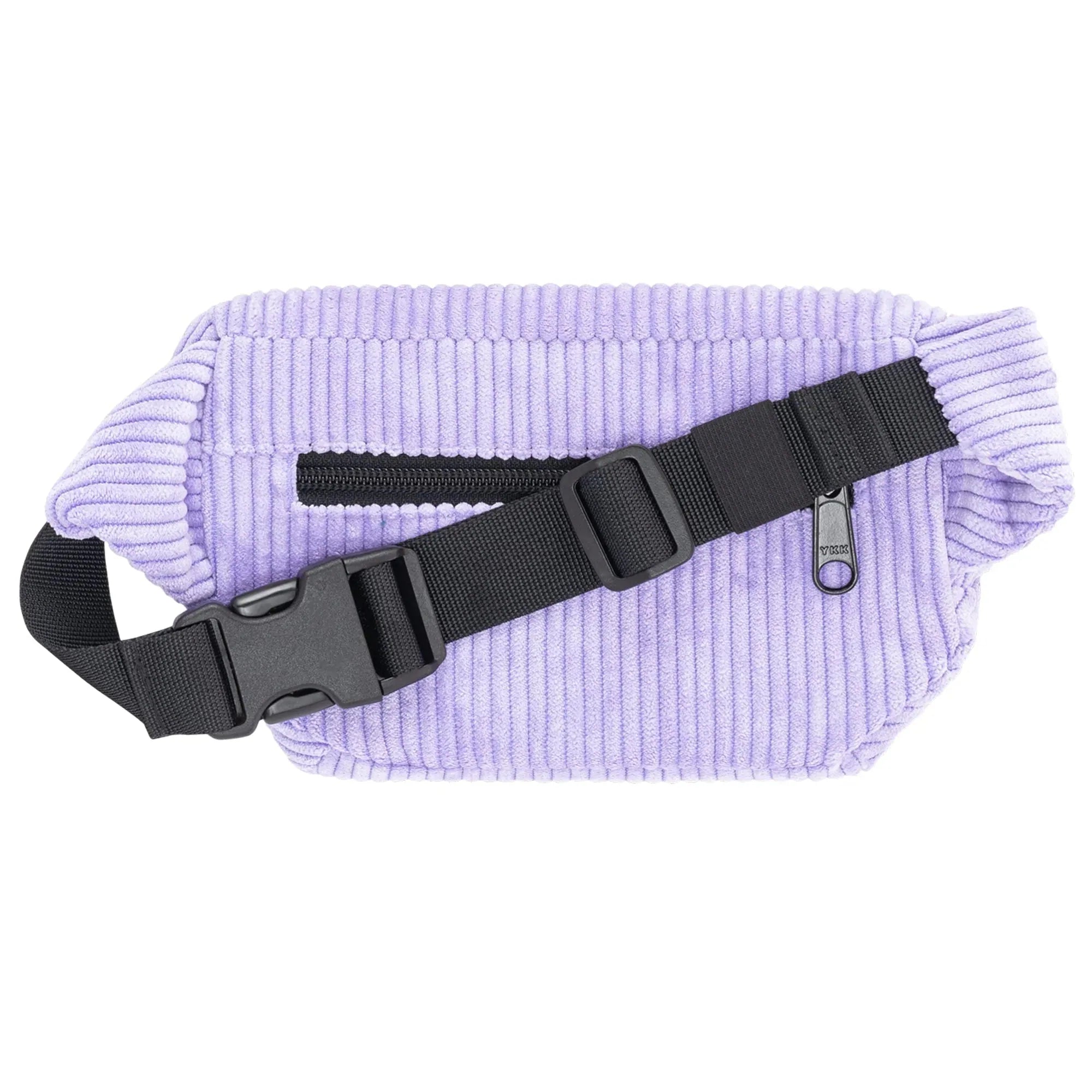 Bauchtasche Eckig klein, Cord Flieder Rückansicht (1) #farbe_Flieder