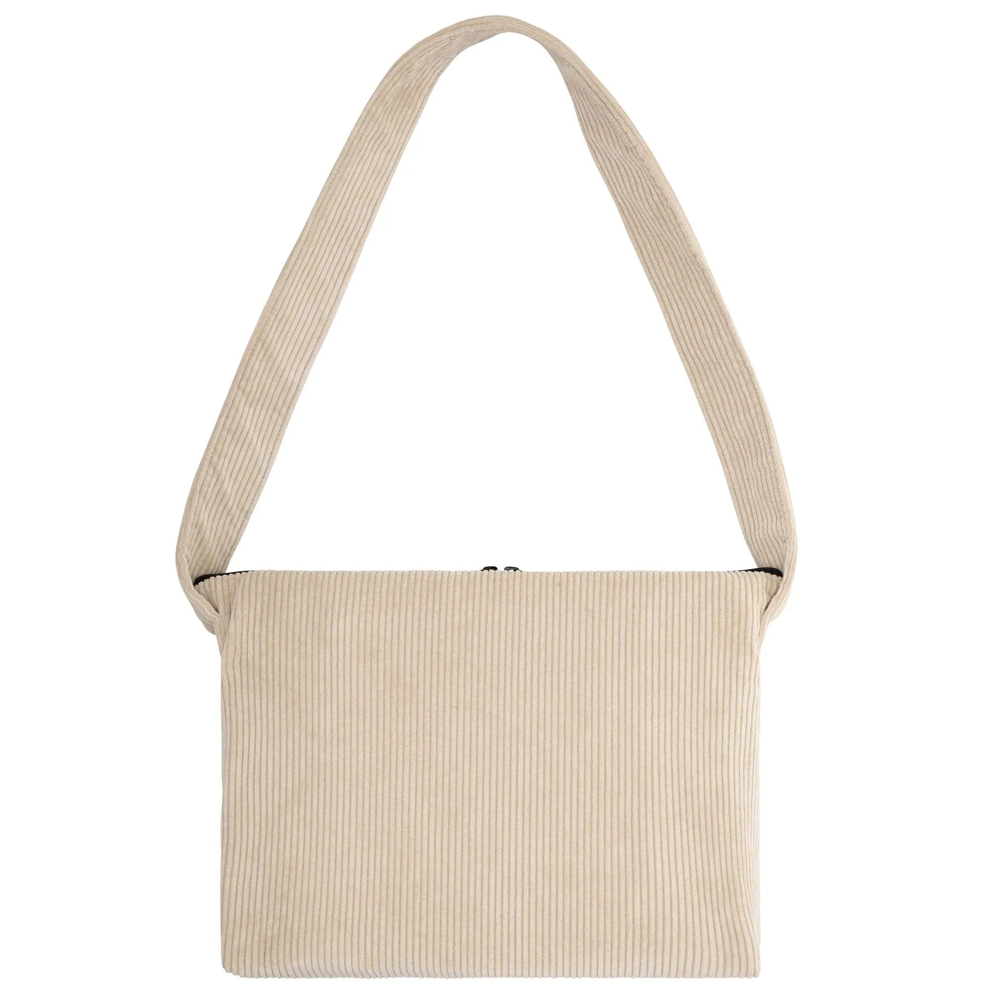 Tragetasche medium Cord Beige Rückansicht (1) #farbe_Beige