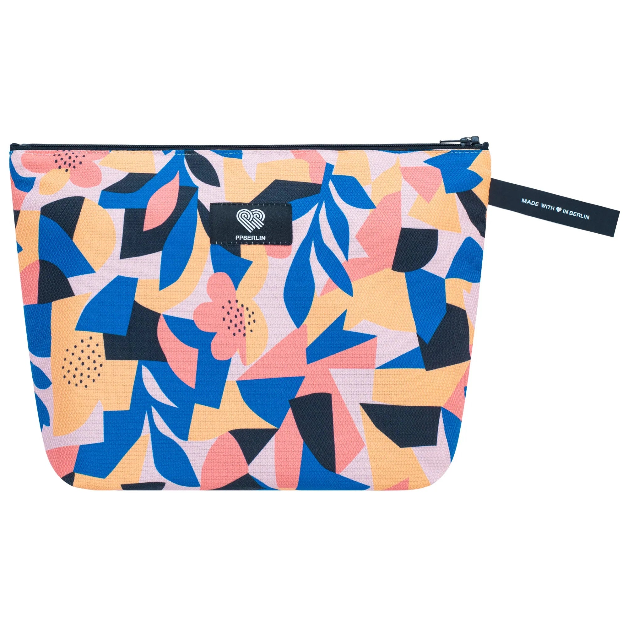 Kulturbeutel Medium Meeresplastik Limited Edition 01 Floral Vorderansicht (0) #größe_medium