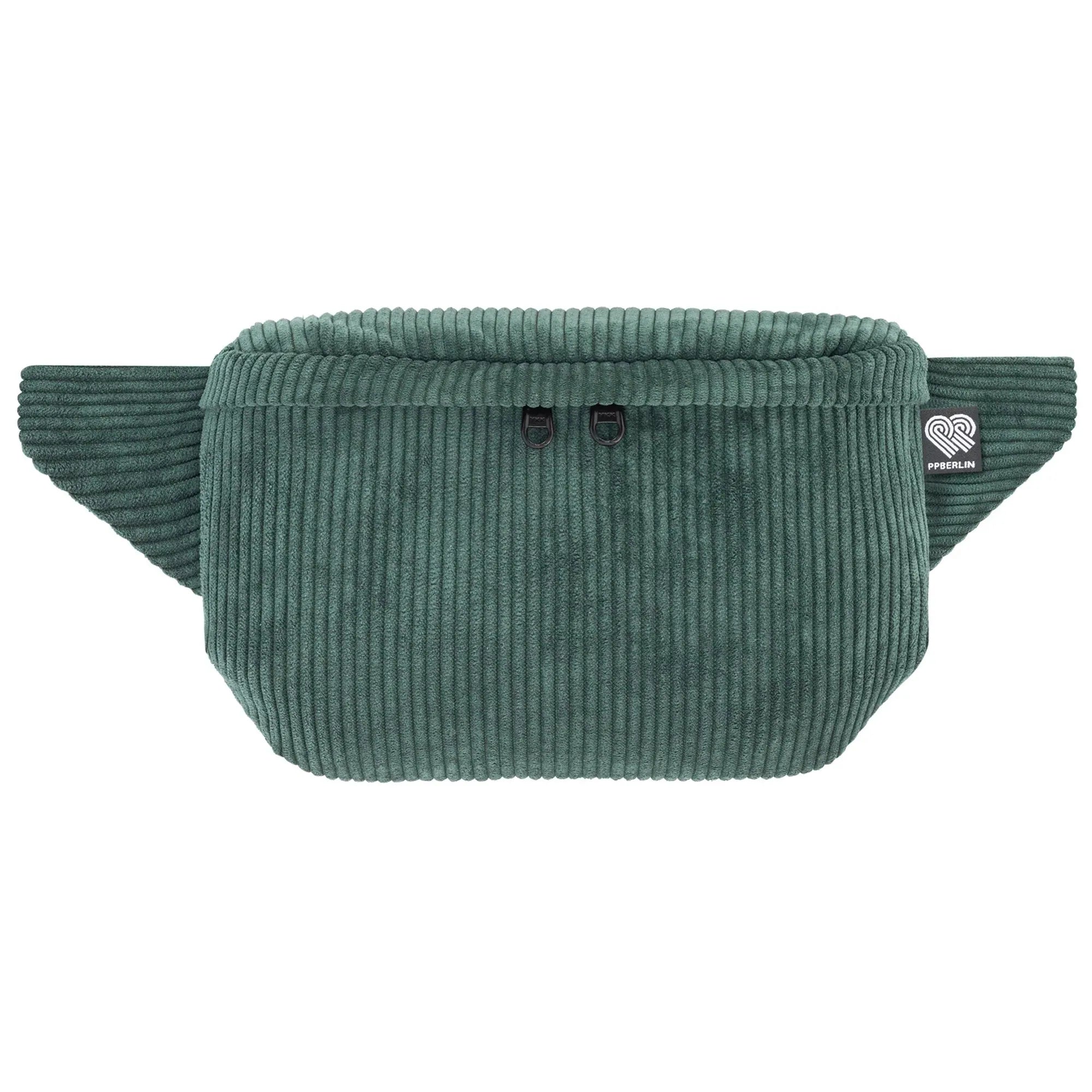 Bauchtasche eckig, Cord Grün Vorderansicht (0) #farbe_grün