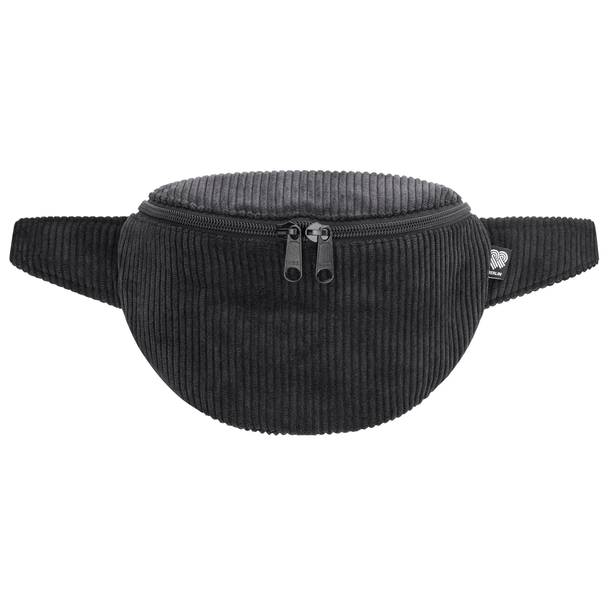 Bauchtasche klassisch, Cord Schwarz Vorderansicht (0) #farbe_schwarz