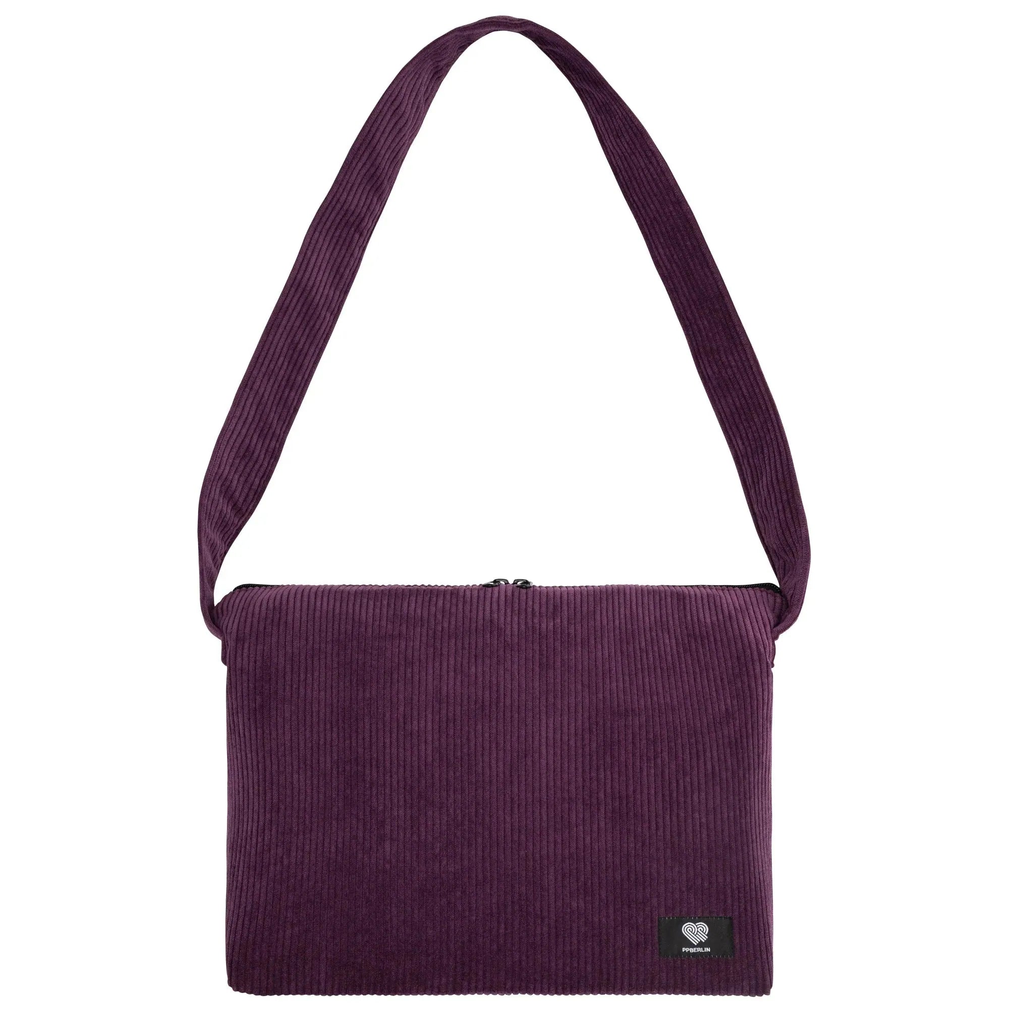 Tragetasche medium Cord Aubergine Vorderansicht (0) #farbe_Aubergine