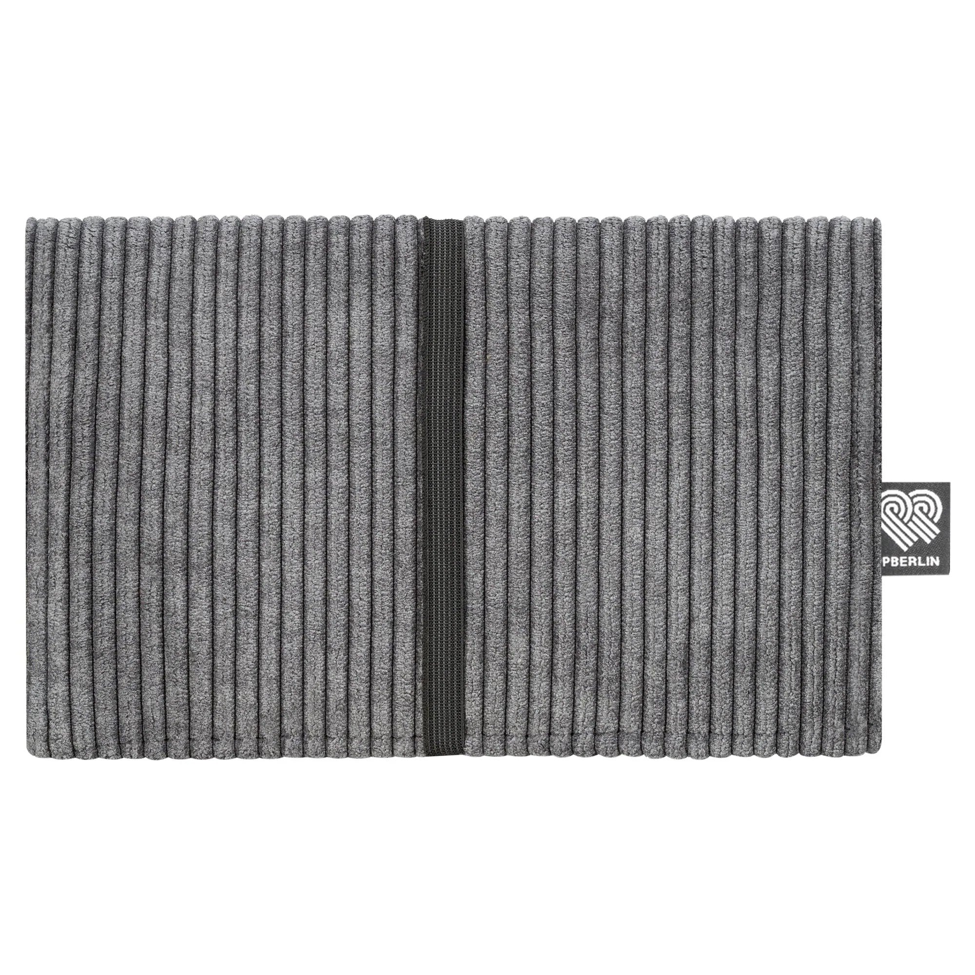 Tabaktasche, Cord Grau Vorderansicht (0) #farbe_Grau