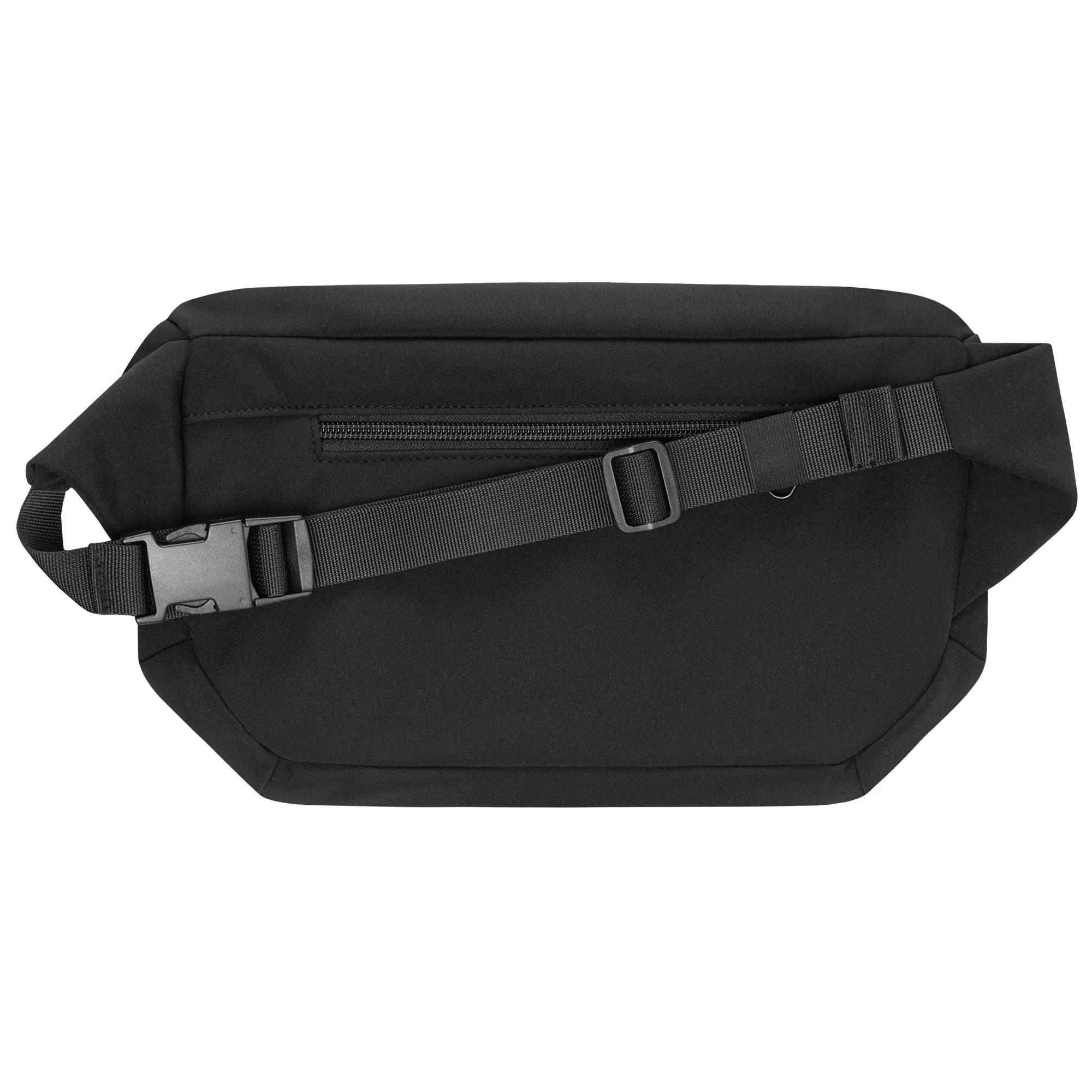 Bauchtasche groß, Softshell Schwarz Rückansicht (1) #farbe_Schwarz
