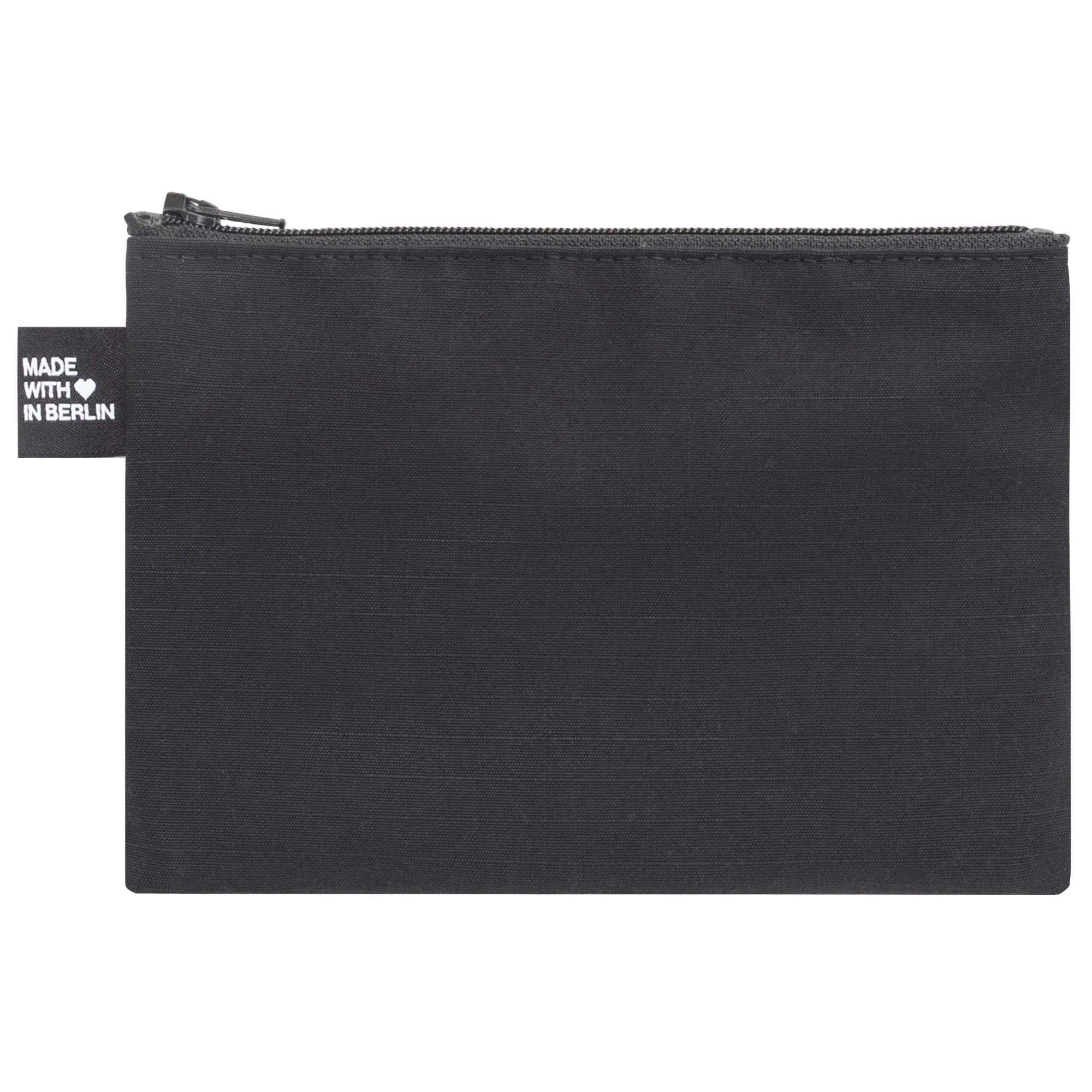 Etui medium, Ripstop Schwarz Rückseite (1) #farbe_schwarz