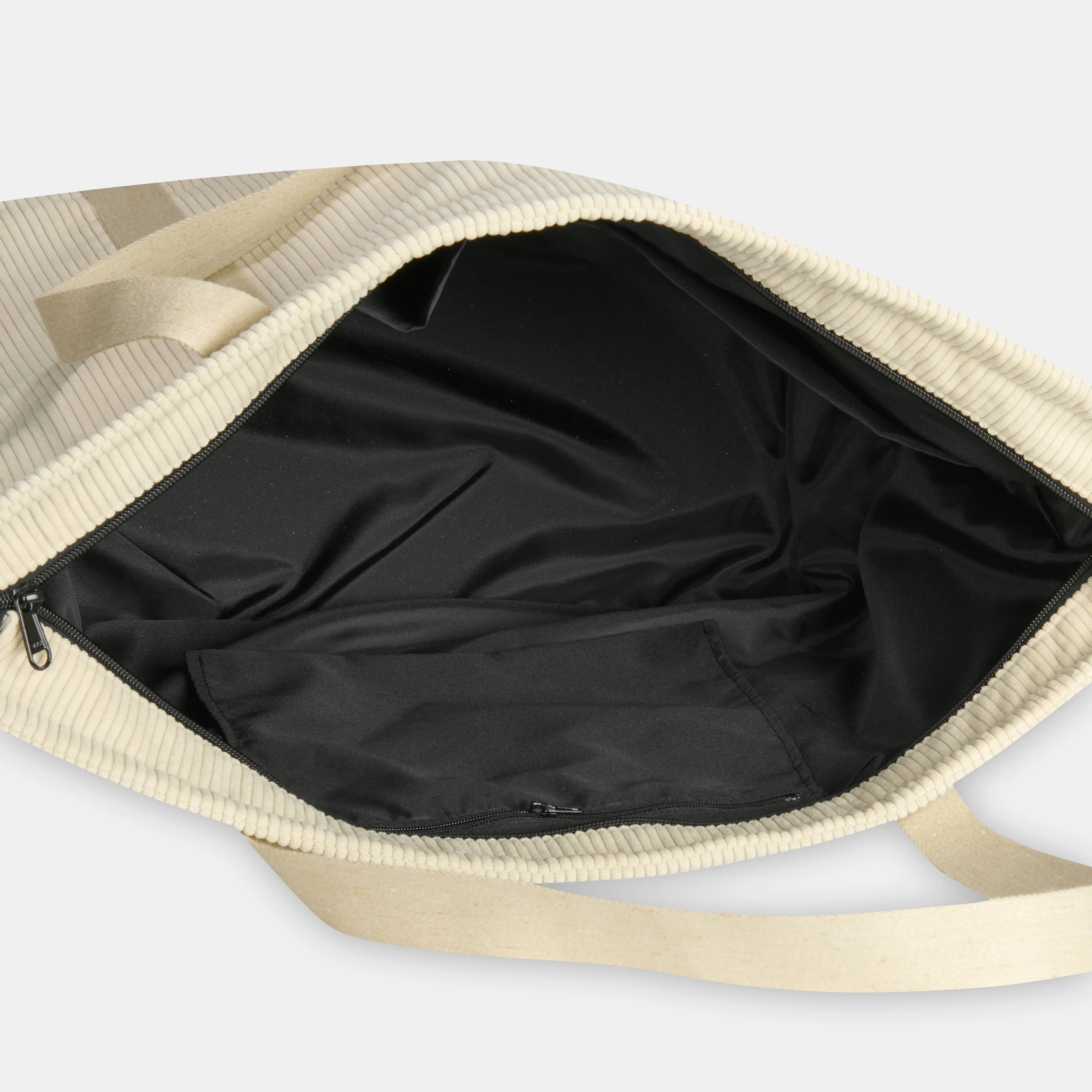 Weekender Medium Cord Beige Innenansicht (2) #farbe_beige