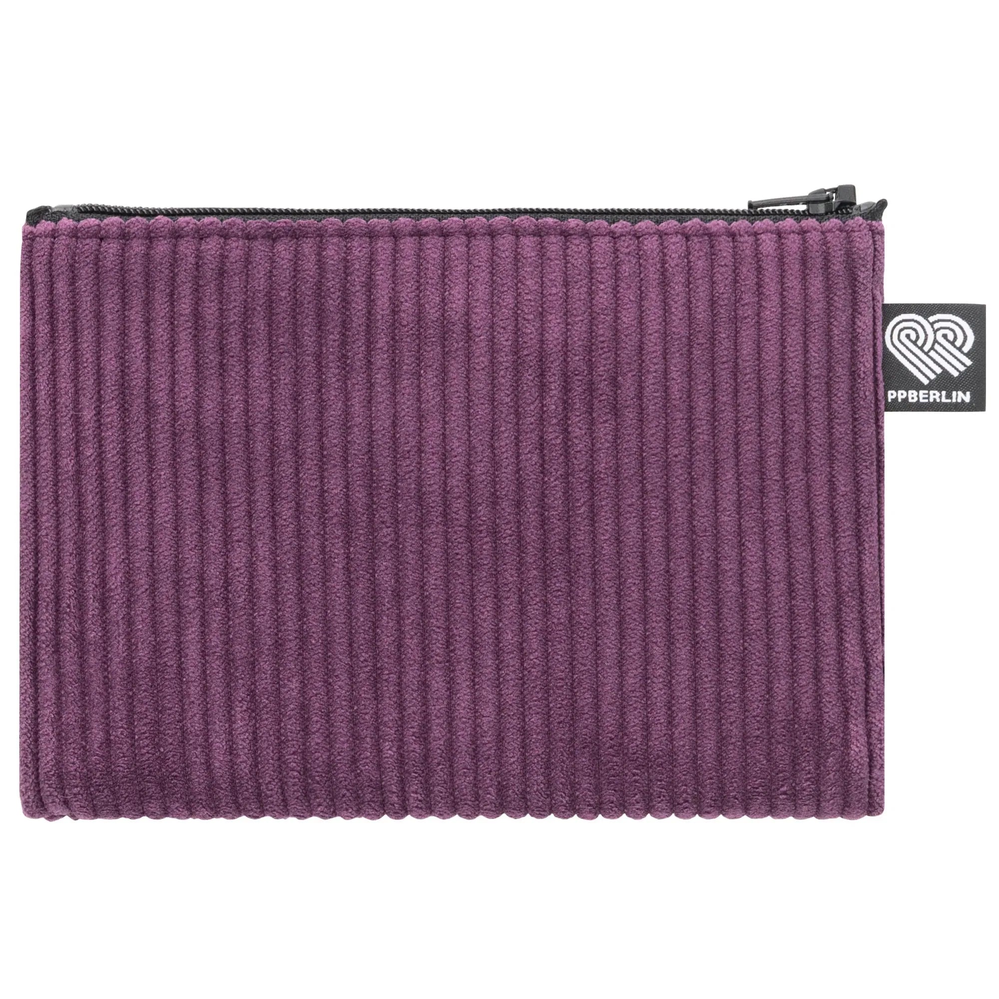 Etui medium, Cord Aubergine Vorderansicht (0) #farbe_Aubergine