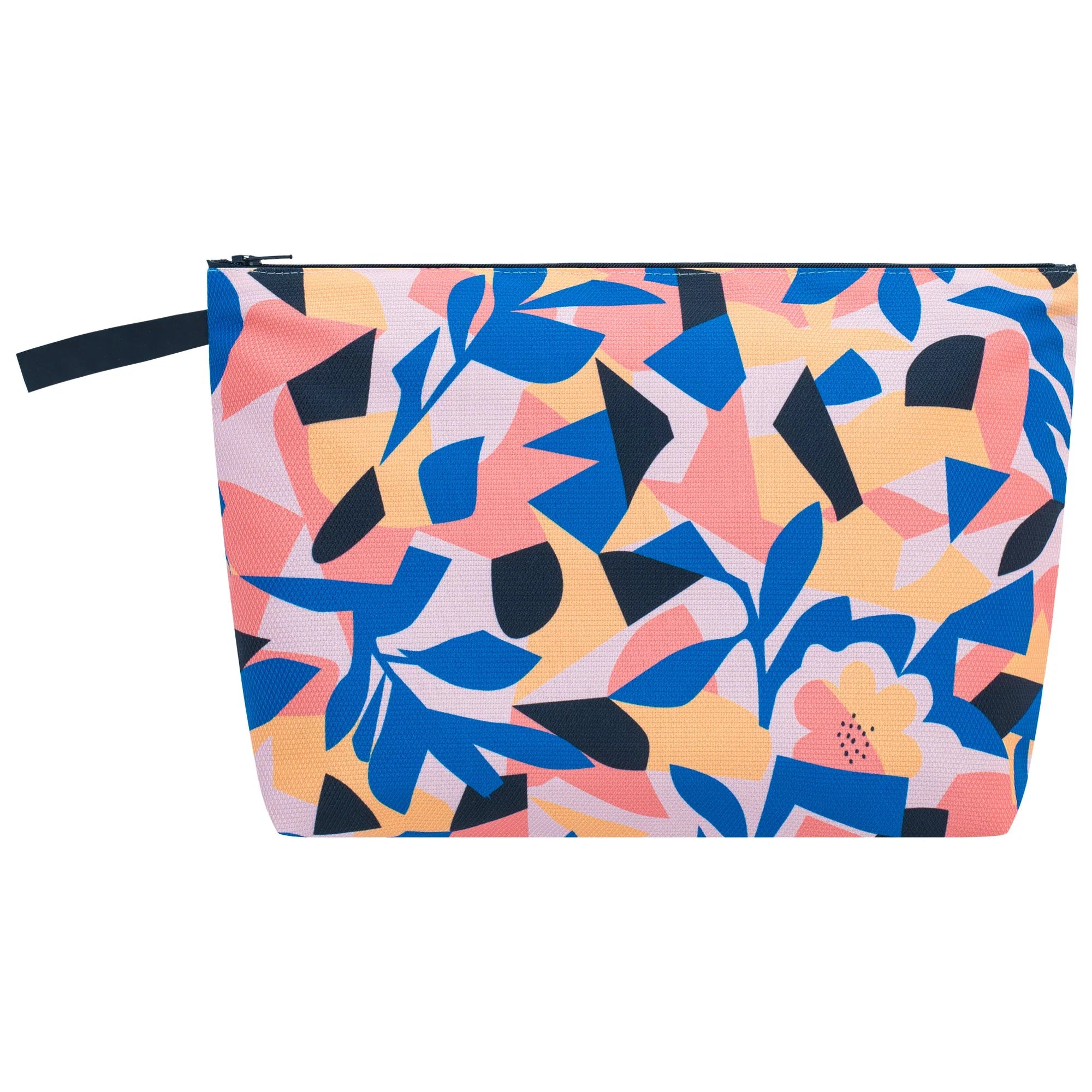 Kulturbeutel Groß Meeresplastik Limited Edition 01 Floral Rückansicht (1) #größe_groß
