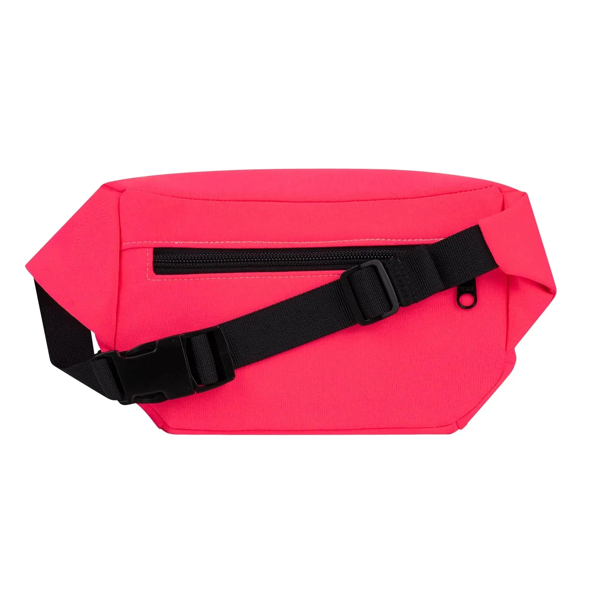 Bauchtasche eckig, Softshell Neonpink Rückansicht (1) #farbe_Neonpink