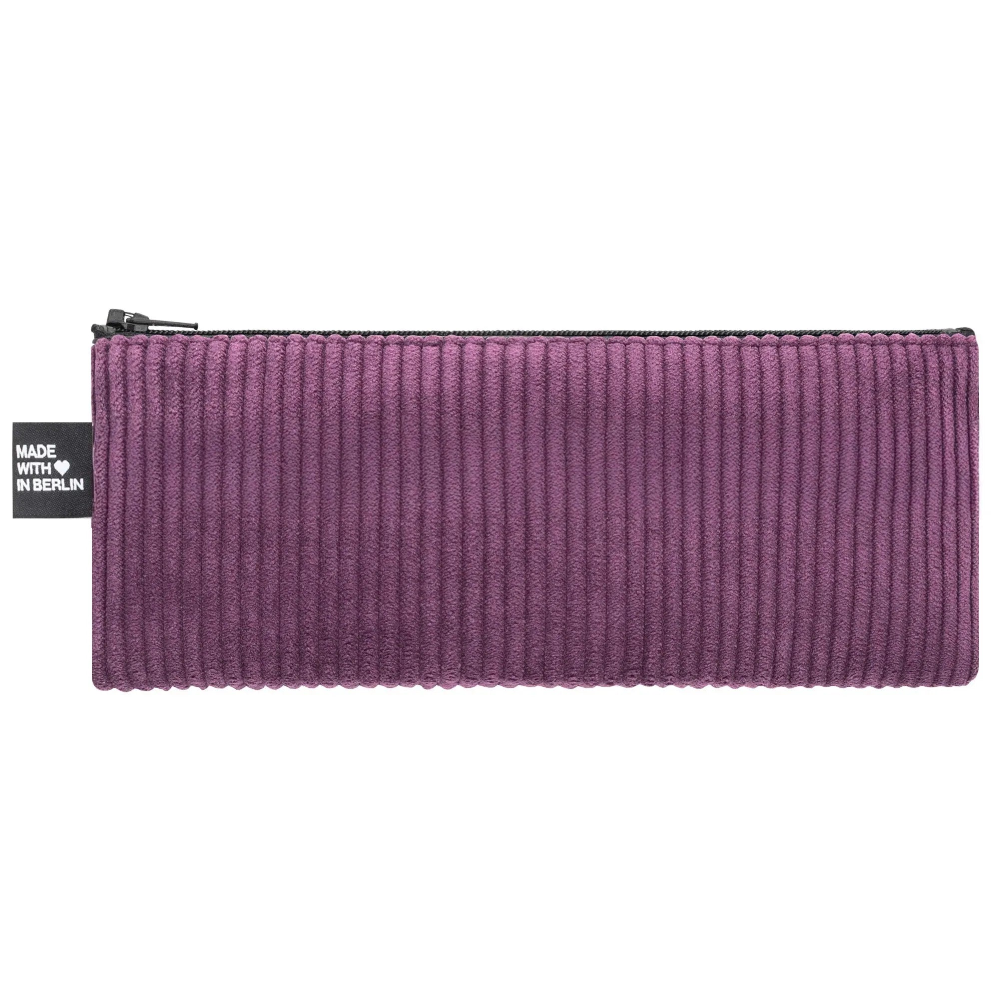 Etui lang, Cord Aubergine Rückansicht (1) #farbe_Aubergine