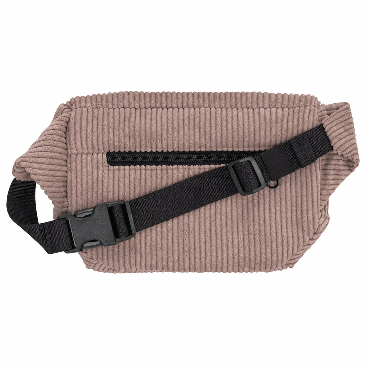 Bauchtasche eckig, Cord Taupe Rückansicht (1) #farbe_Taupe