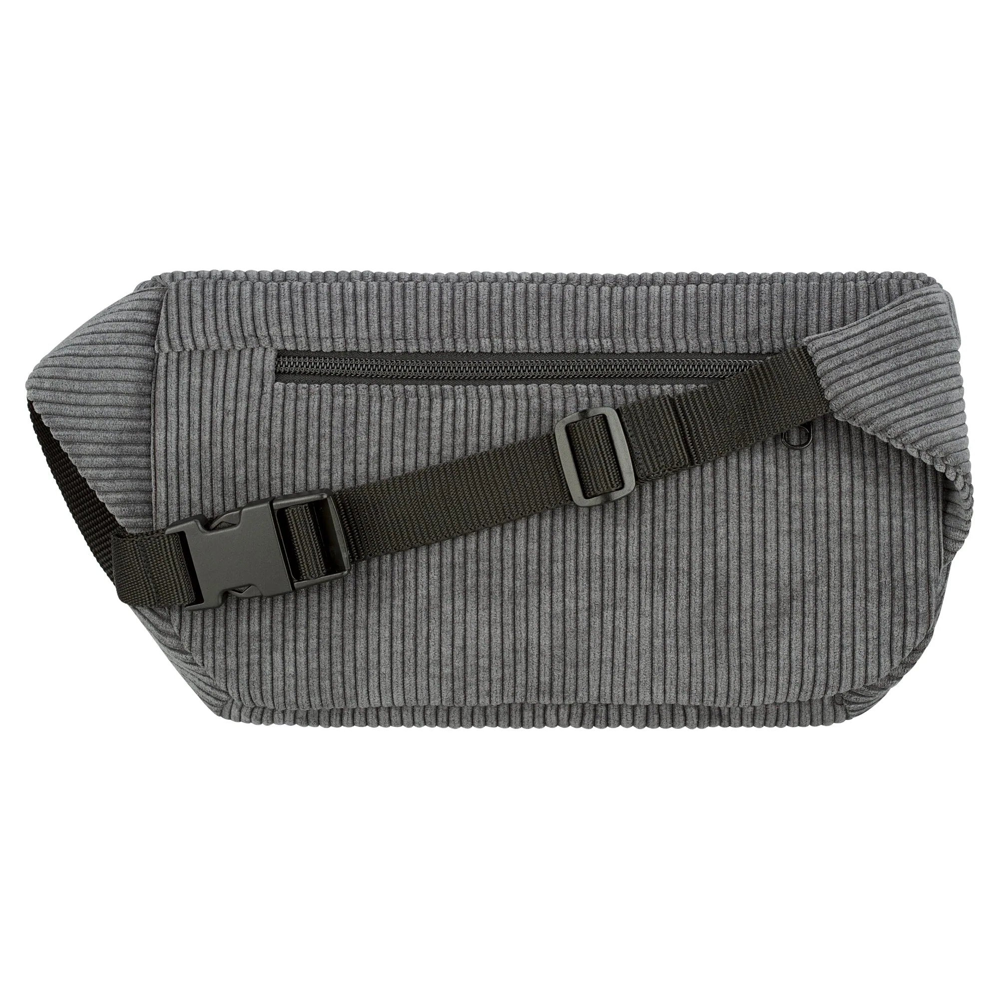 Bauchtasche groß, Cord grau Rückseite (1) #farbe_grau