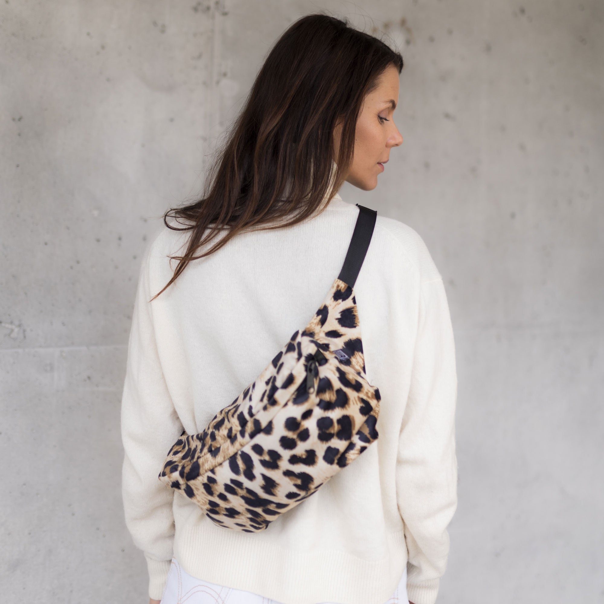 Bauchtasche Samt Groß (3) #farbe_leo