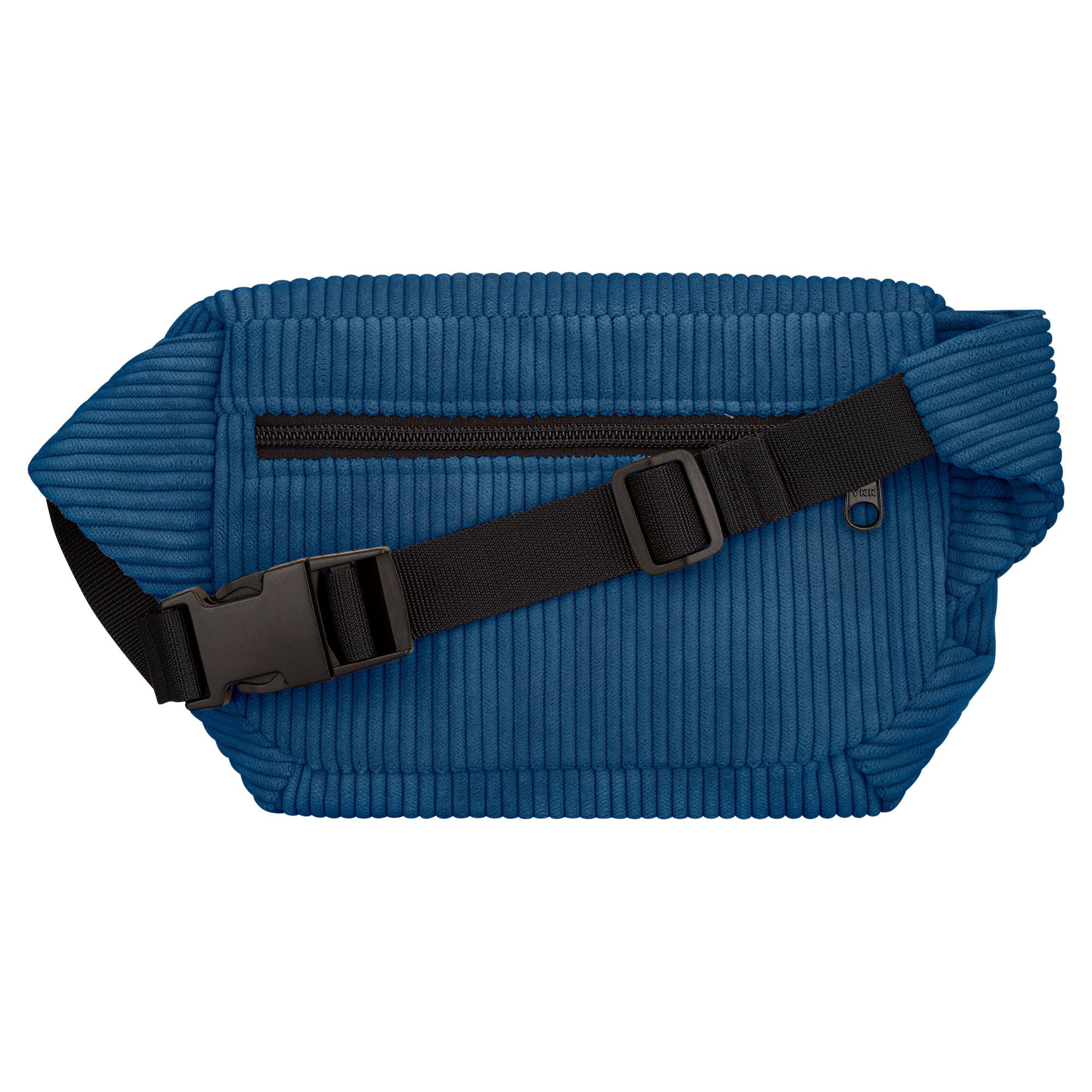 Bauchtasche eckig, Cord blau (1) #farbe_blau