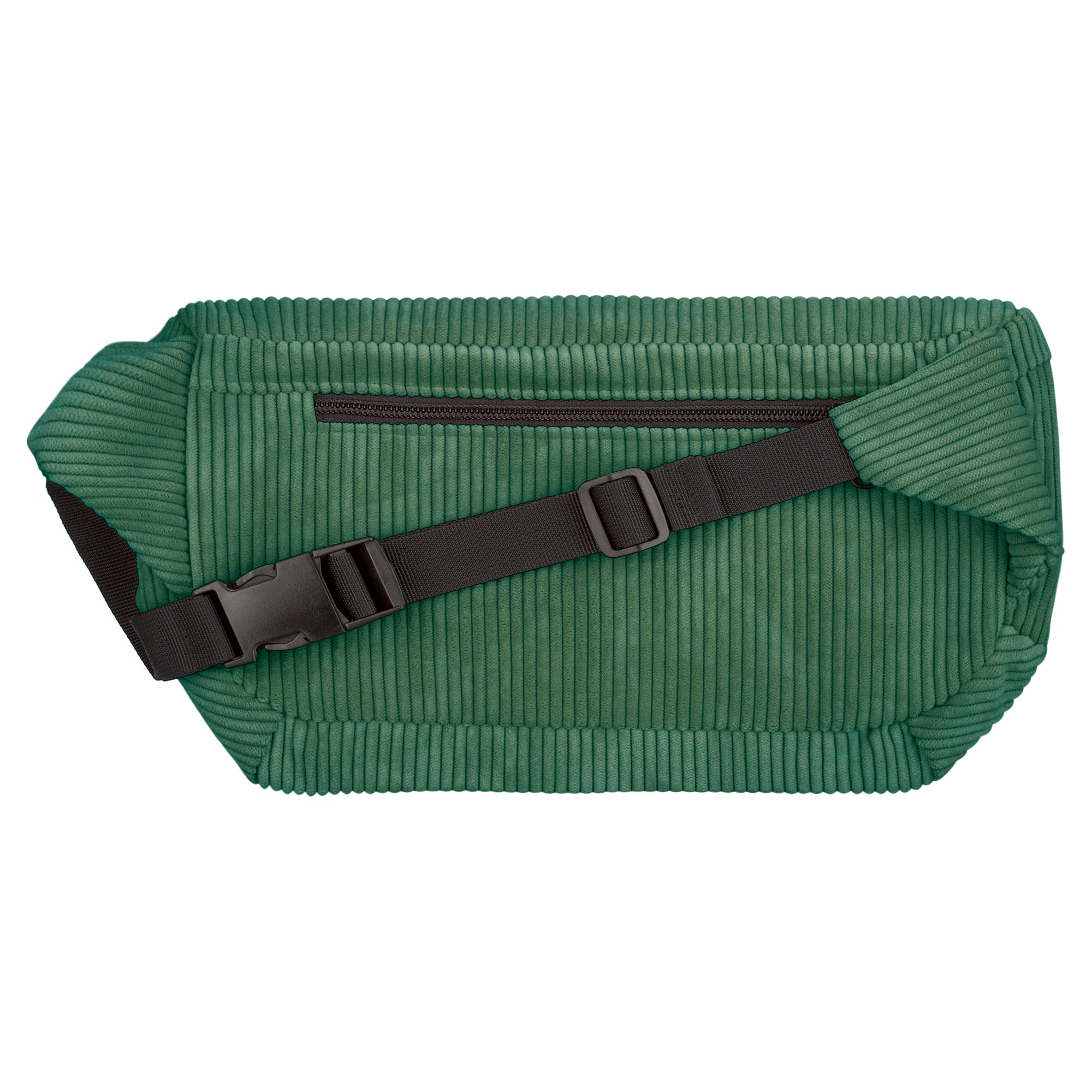 Bauchtasche groß, Cord grün (1) #farbe_grün